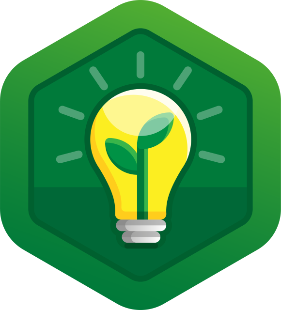 badge Mission Room: Innovation & Sustainability earned